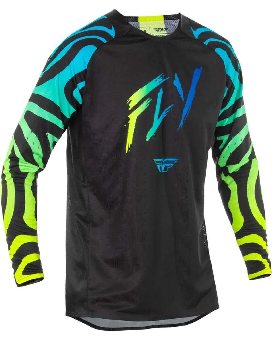 Мотокрос блуза FLY RACING Evolution DST S.E. Zen - Black/Blue/Hi-Vis 2025