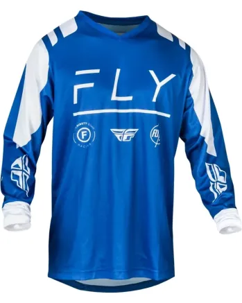 Мотокрос блуза FLY RACING F-16 Riding -Blue/White