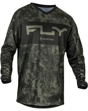 Мотокрос блуза FLY RACING F-16 Riding Kryptec S.E. -Moss Grey/Black