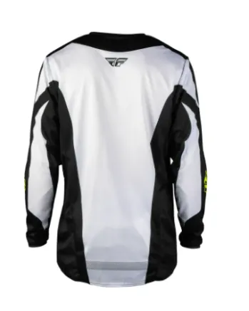 Мотокрос блуза FLY RACING Kinetic Fade - White/Black/Hi-Vis
