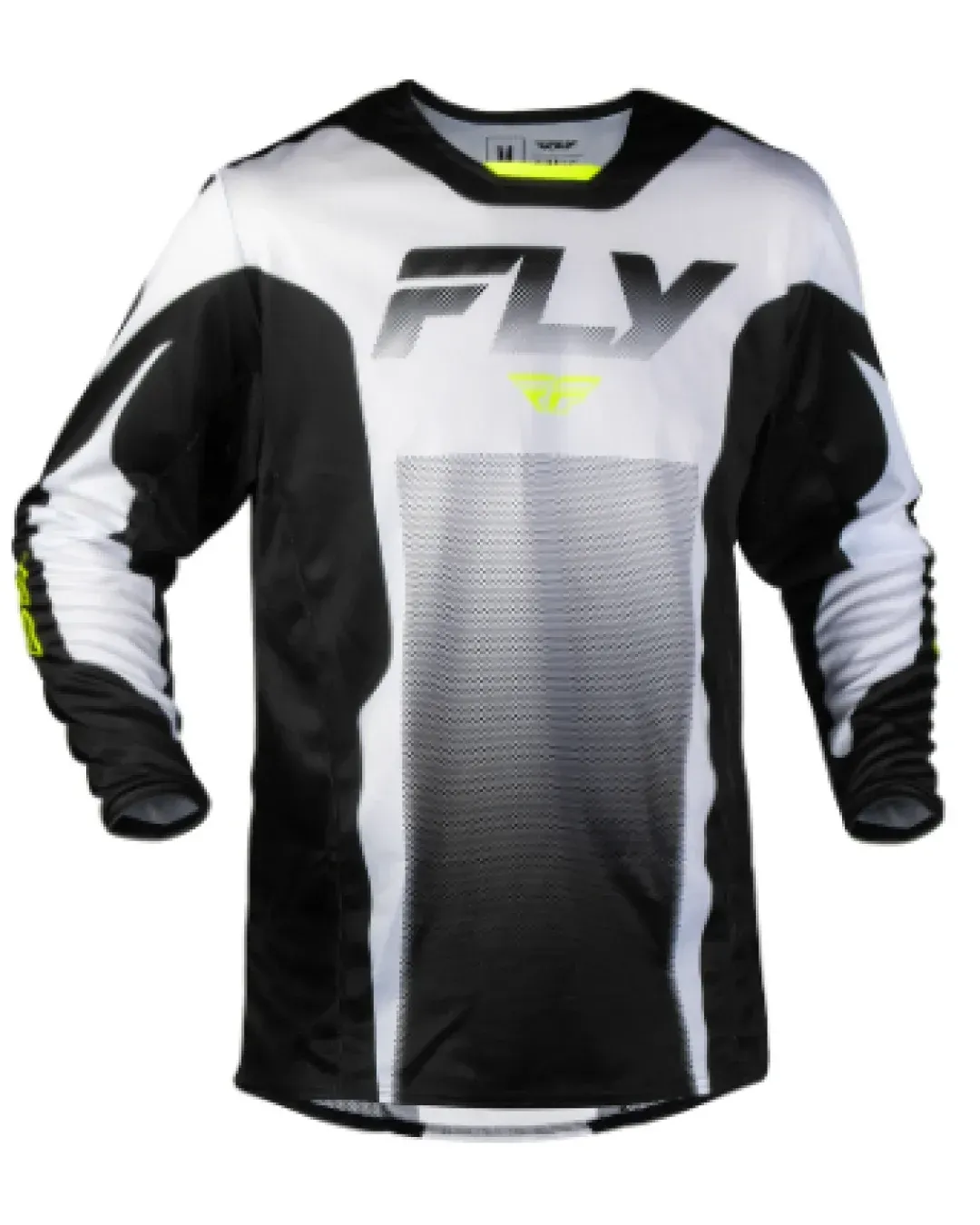 Мотокрос блуза FLY RACING Kinetic Fade - White/Black/Hi-Vis