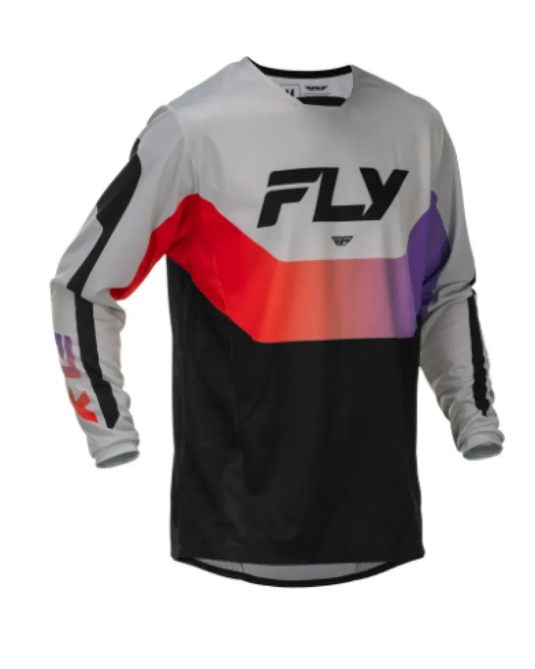 Мотокрос блуза FLY RACING Kinetic - Grey/Red/Purple/Black