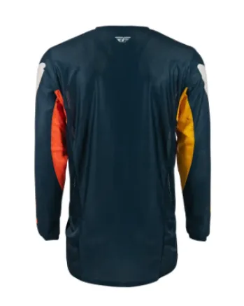Мотокрос блуза FLY RACING Kinetic Mesh Jersey Navy / Orange
