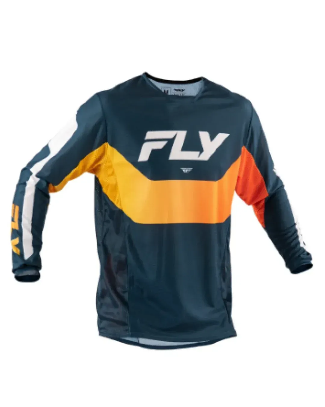 Мотокрос блуза FLY RACING Kinetic Mesh Jersey Navy / Orange