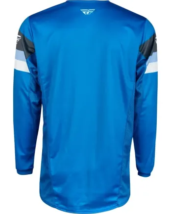 Мотокрос блуза FLY RACING Kinetic Prix- Bright Blue/Charcoal/White