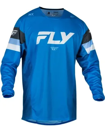 Мотокрос блуза FLY RACING Kinetic Prix- Bright Blue/Charcoal/White