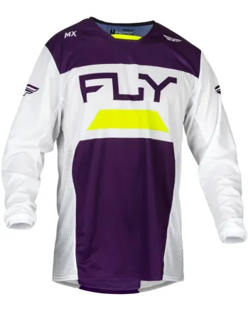 Мотокрос блуза FLY RACING Kinetic Reload- Deep Purple/White/Hi-Vis