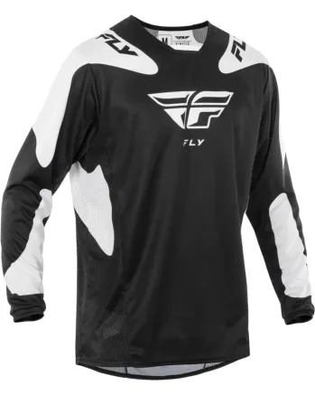 Мотокрос блуза FLY RACING Kinetic SYM-Black/White 2025