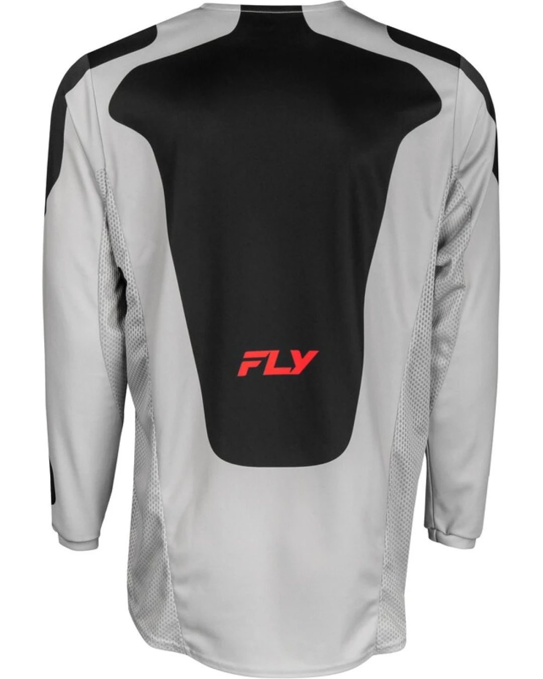 Мотокрос блуза FLY RACING Kinetic SYM-Light Grey/Red/Black 2025