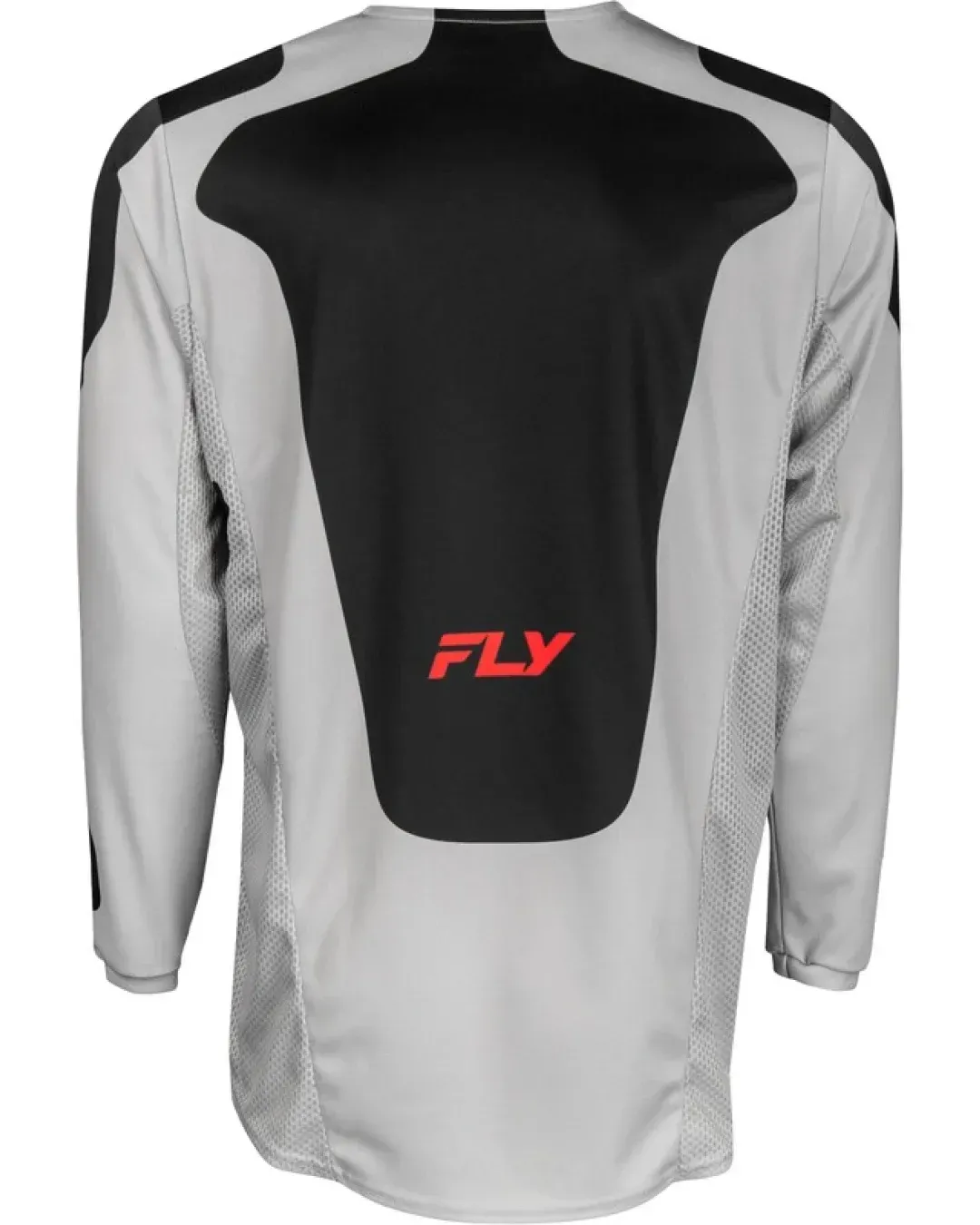 Мотокрос блуза FLY RACING Kinetic SYM-Light Grey/Red/Black 2025
