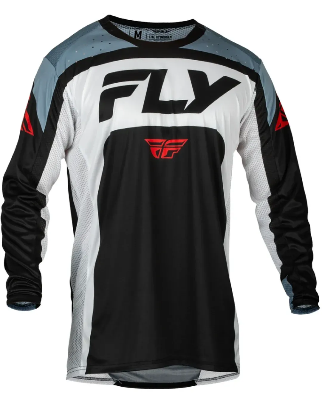 Мотокрос блуза FLY RACING Lite- Black/White/Denim Grey