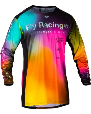Мотокрос блуза FLY RACING Lite Legacy L.E.- Fuschia/Electric Blue/Hi-Vis