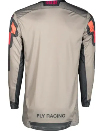 Мотокрос блуза FLY RACING Lite Vice S.E.- Light Grey/Pink/Coral