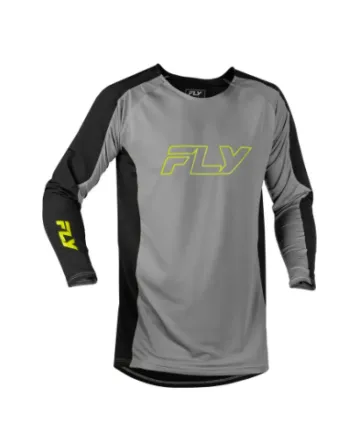 Мотокрос блуза FLY RACING Patrol Elite Jersey - Grey/Black/Hi-Vis