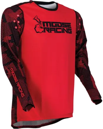 Мотокрос блуза MOOSE RACING AGROID BLACK/RED