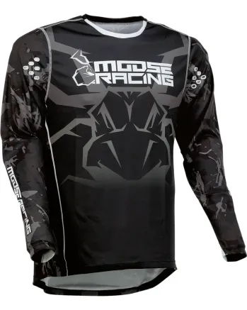 Мотокрос блуза MOOSE RACING AGROID GRAY/BLACK