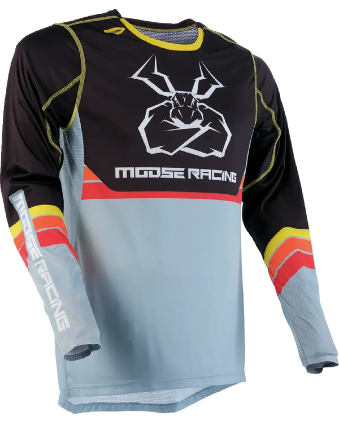 Мотокрос блуза MOOSE RACING AGROID GRAY/YELLOW
