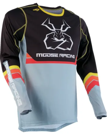 Мотокрос блуза MOOSE RACING AGROID GRAY/YELLOW
