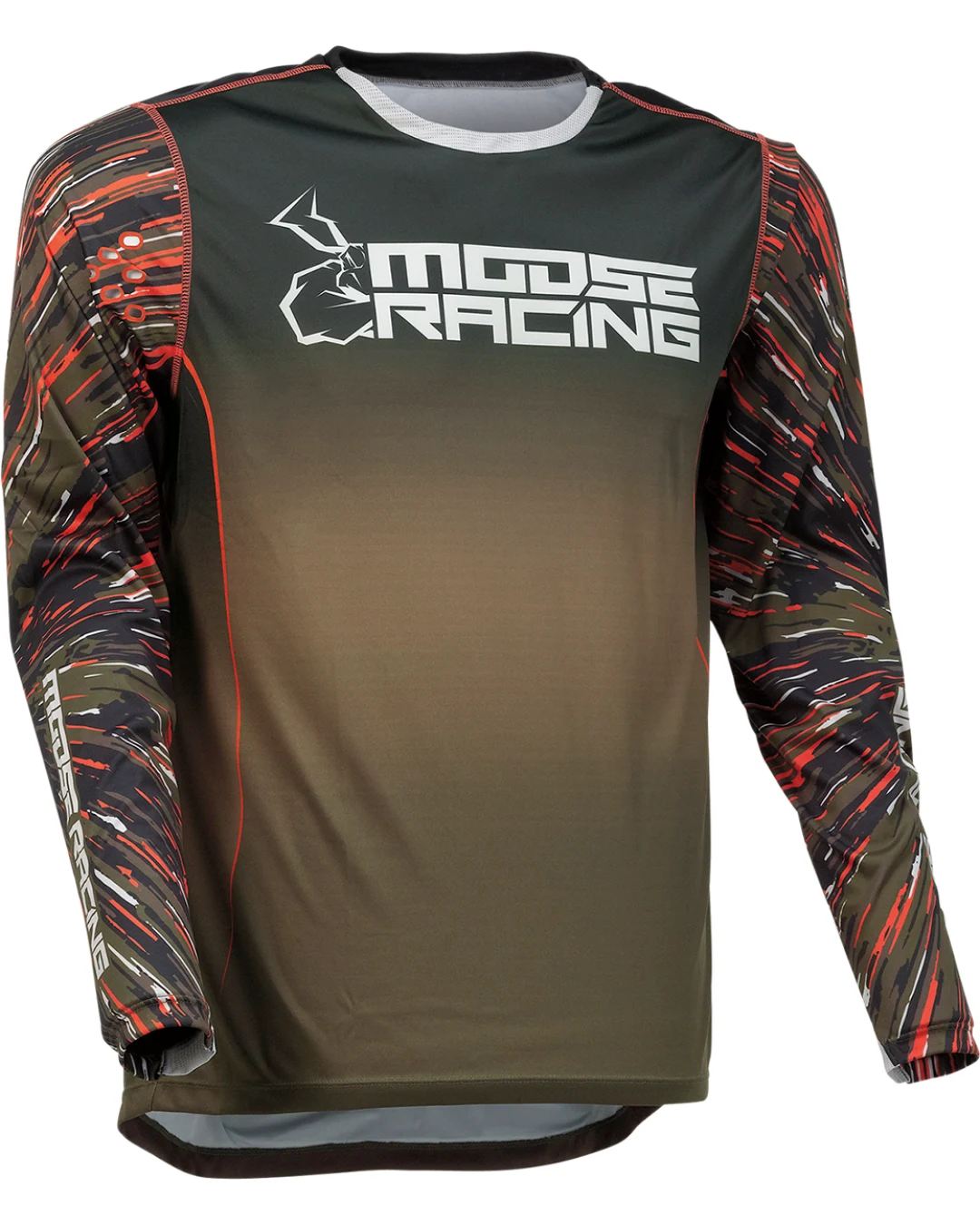 Мотокрос блуза MOOSE RACING AGROID OLIVE/ORANGE/GREEN