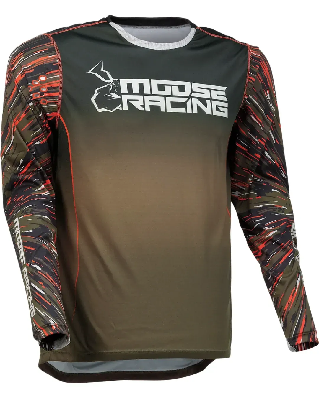 Мотокрос блуза MOOSE RACING AGROID OLIVE/ORANGE/GREEN