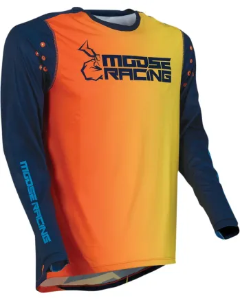 Мотокрос блуза MOOSE RACING AGROID ORANGE/NAVY