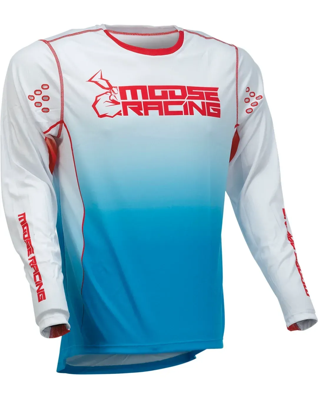 Мотокрос блуза MOOSE RACING AGROID WHITE/RED/BLUE