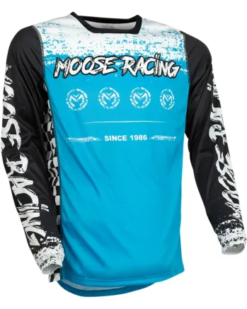 Мотокрос блуза MOOSE RACING M1 BLACK/BLUE