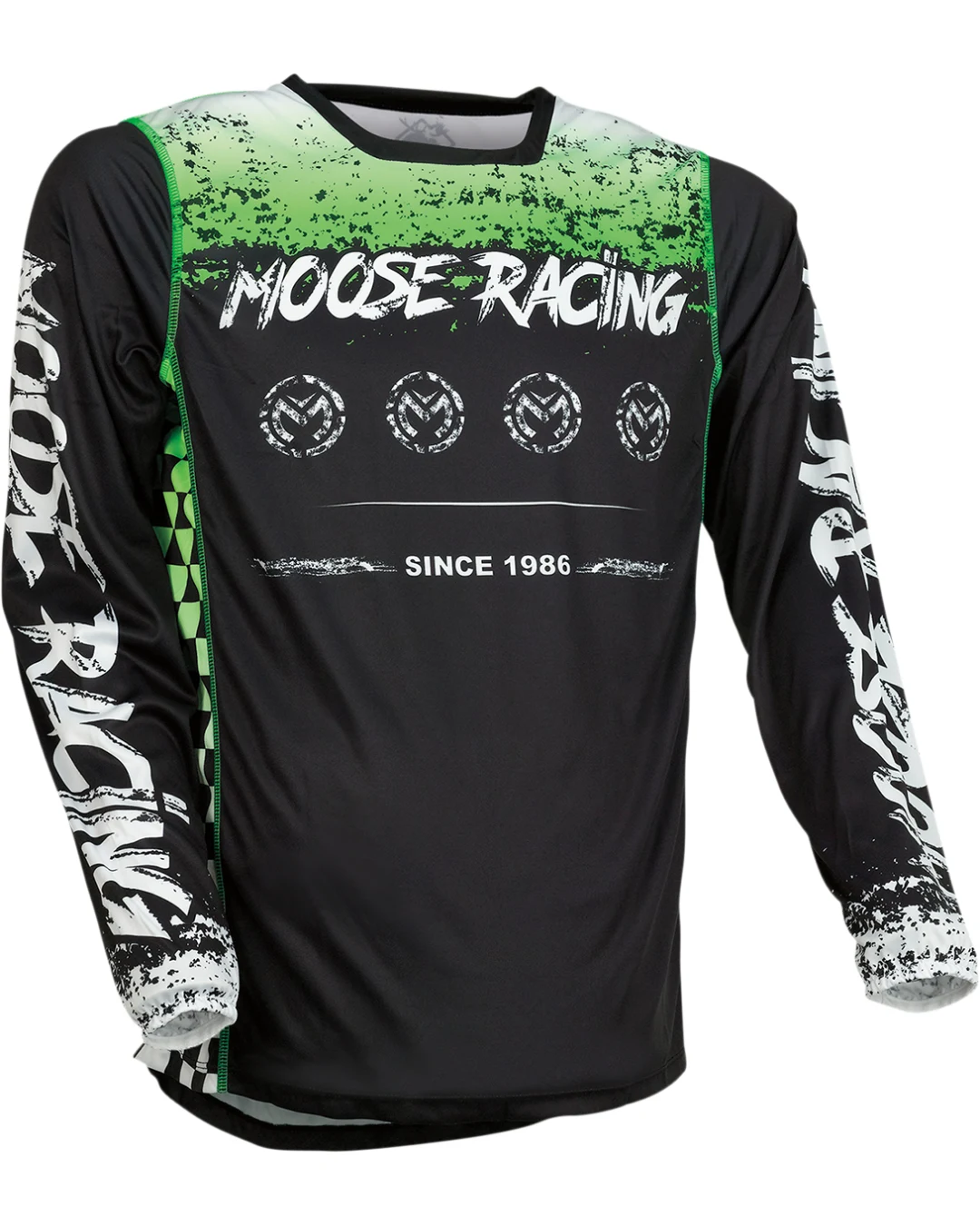 Мотокрос блуза MOOSE RACING M1 BLACK/GREEN