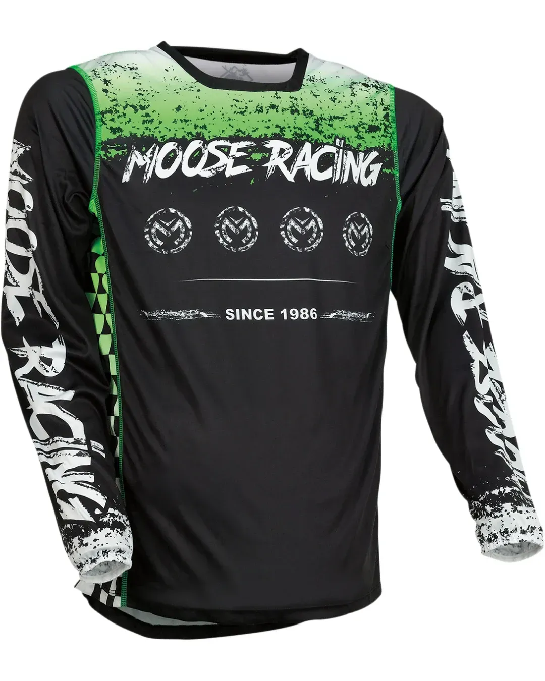 Мотокрос блуза MOOSE RACING M1 BLACK/GREEN