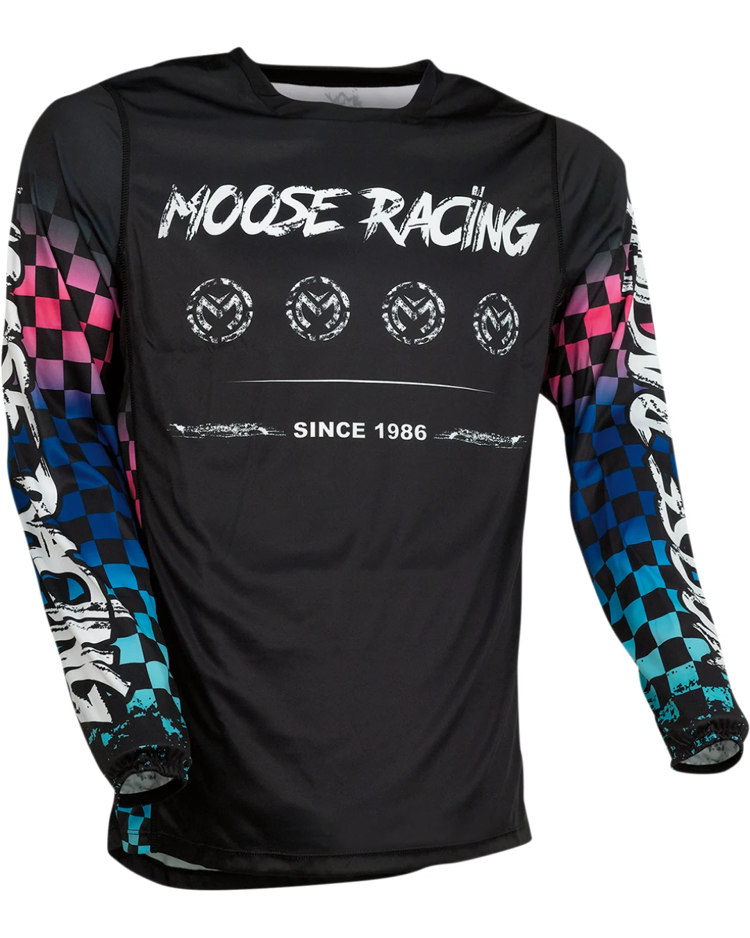 Мотокрос блуза MOOSE RACING M1 BLACK/PINK