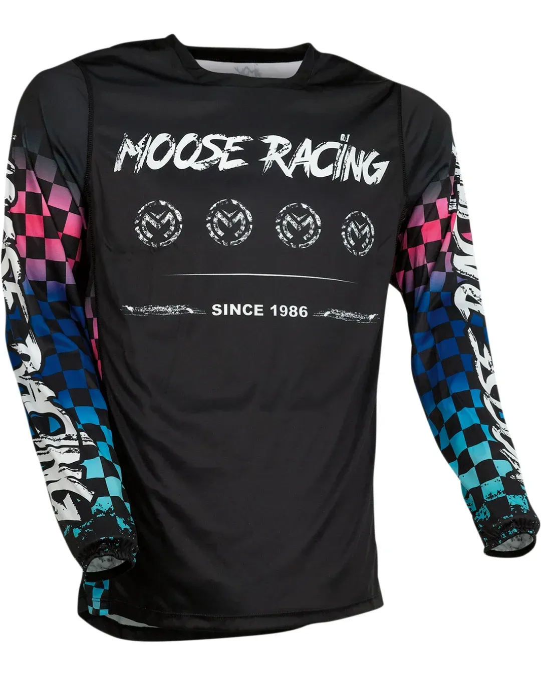 Мотокрос блуза MOOSE RACING M1 BLACK/PINK