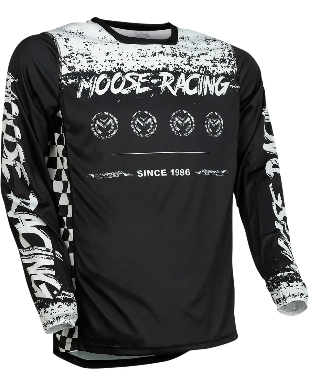 Мотокрос блуза MOOSE RACING M1 BLACK/WHITE