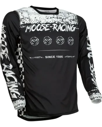 Мотокрос блуза MOOSE RACING M1 BLACK/WHITE