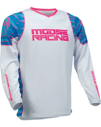 Мотокрос блуза MOOSE RACING QUALIFIER BLACK/PINK