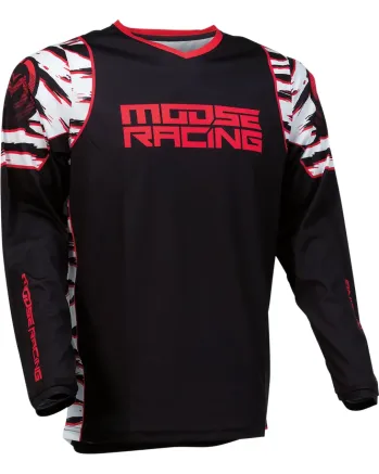 Мотокрос блуза MOOSE RACING QUALIFIER BLACK/RED