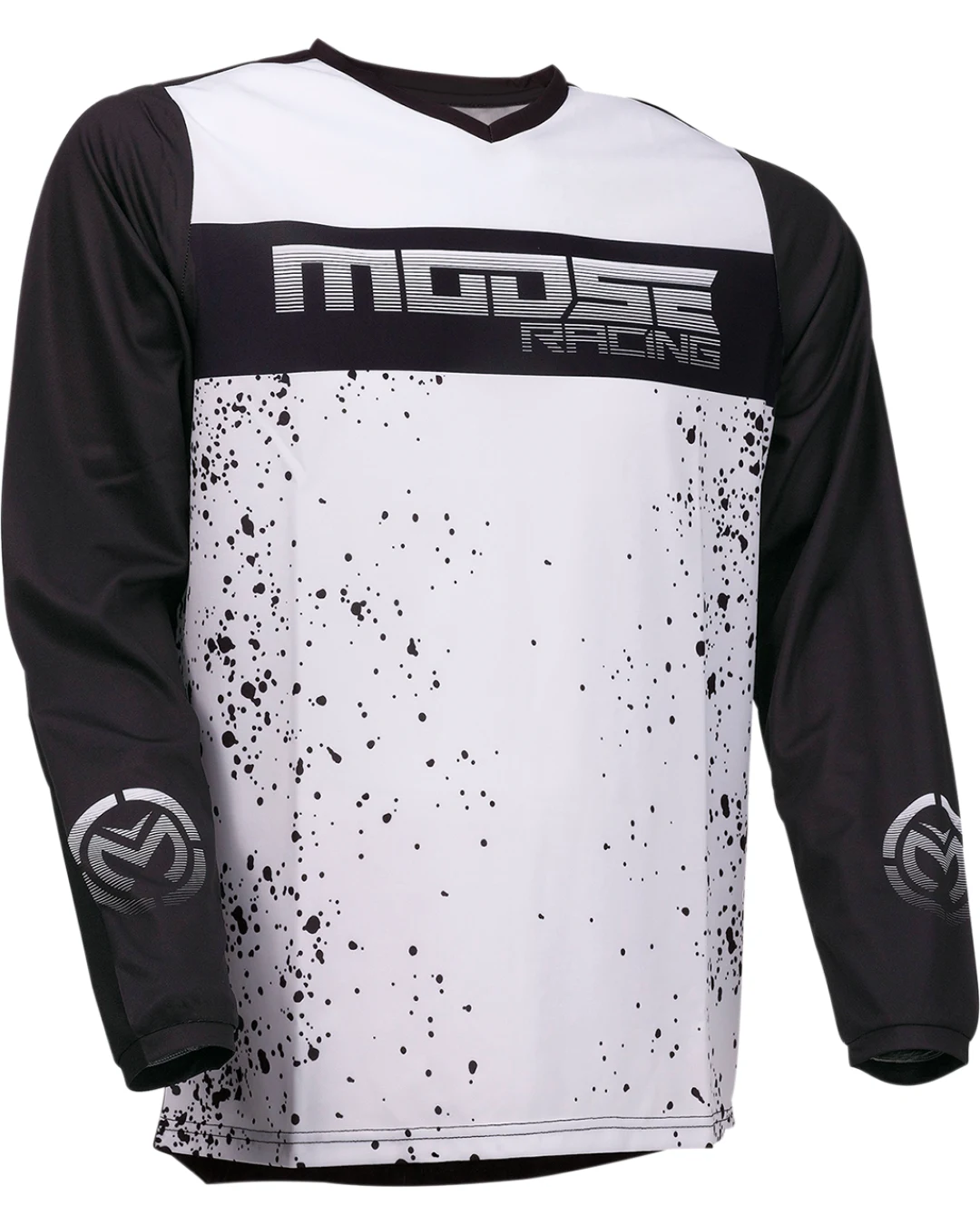 Мотокрос блуза MOOSE RACING QUALIFIER BLACK/WHITE