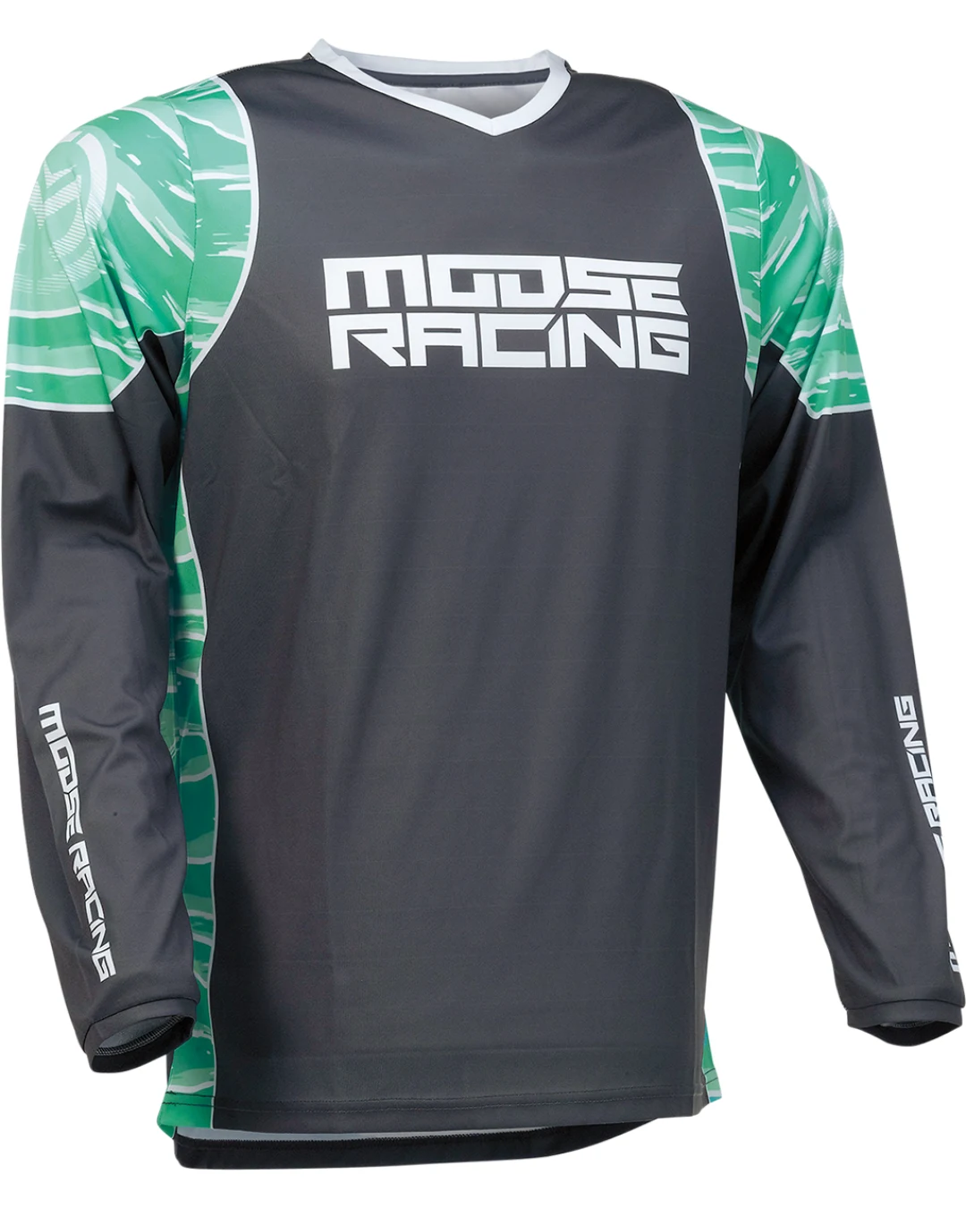 Мотокрос блуза MOOSE RACING QUALIFIER GRAY/TEAL