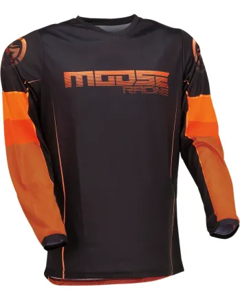 Мотокрос блуза MOOSE RACING QUALIFIER ORANGE/GRAY