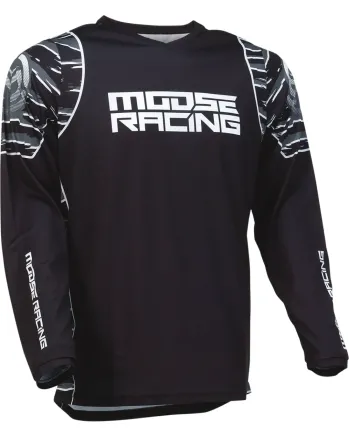 Мотокрос блуза MOOSE RACING QUALIFIER WHITE/GRAY/BLACK