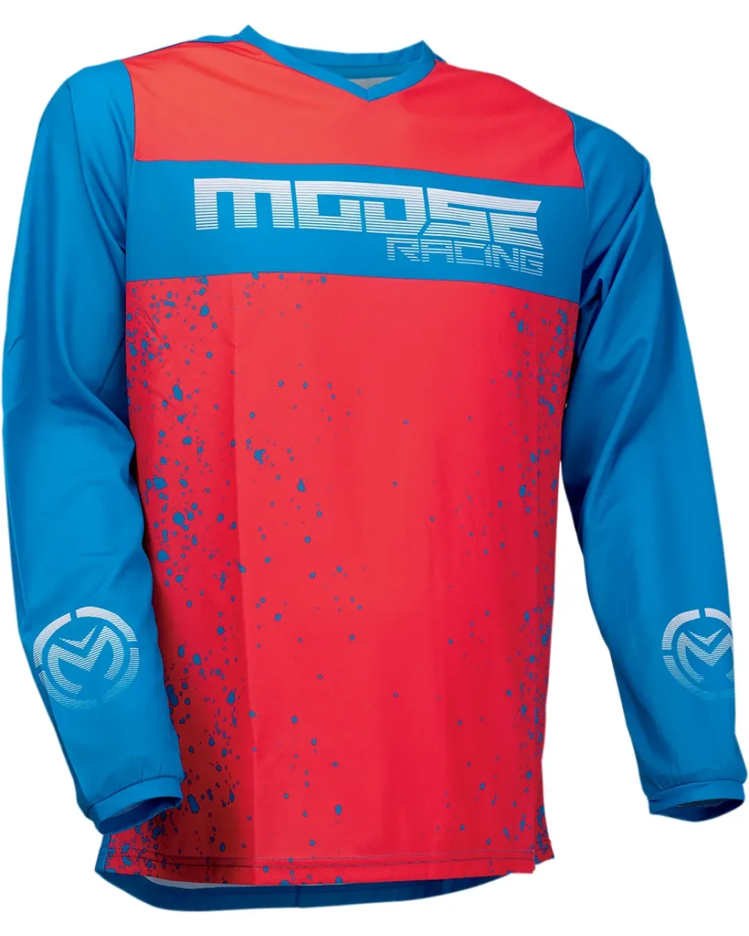 Мотокрос блуза MOOSE RACING QUALIFIER WHITE/RED/BLUE