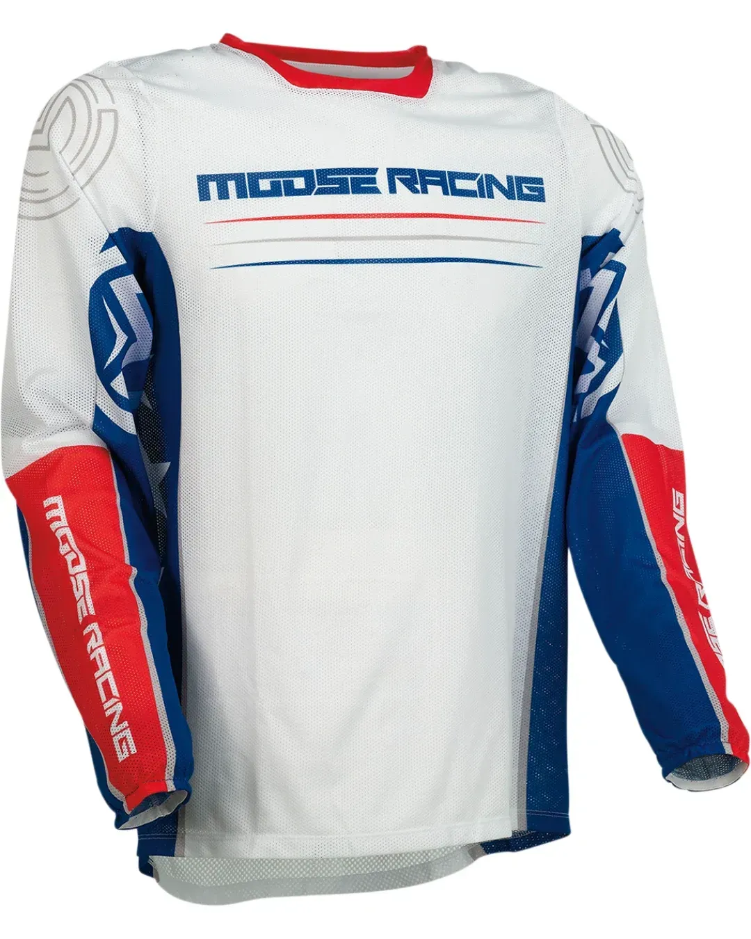 Мотокрос блуза MOOSE RACING SAHARA RED/WHITE/BLUE