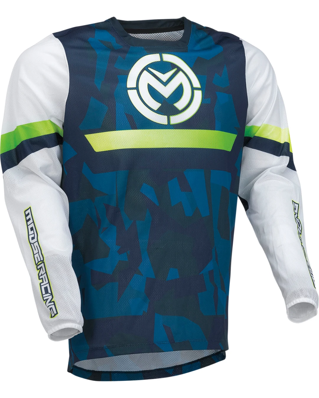 Мотокрос блуза MOOSE RACING SAHARA WHITE/BLACK/BLUE