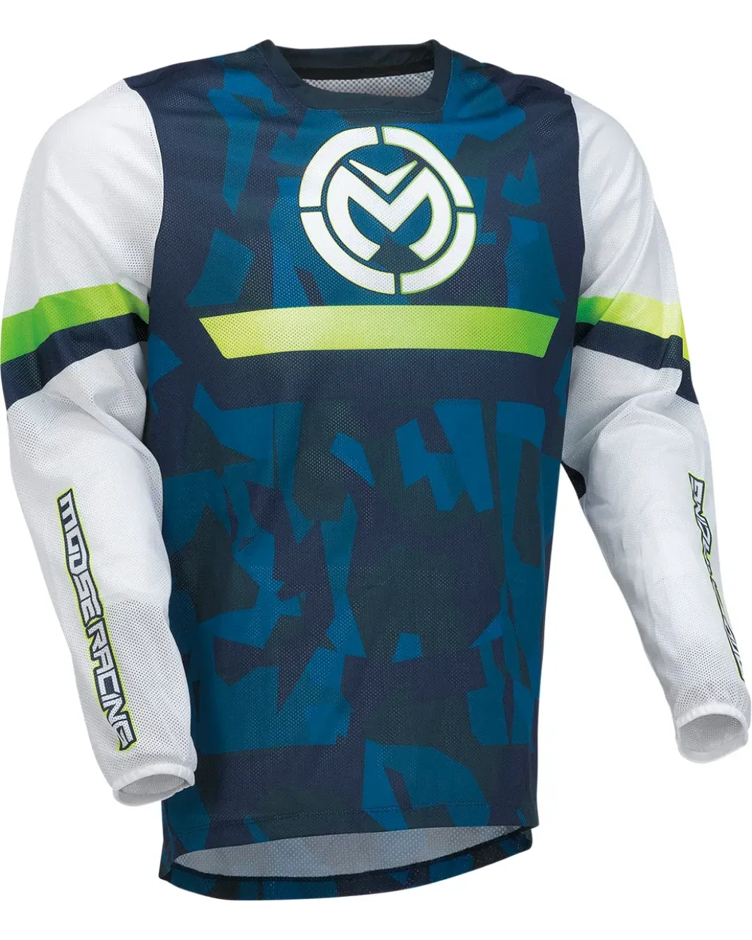 Мотокрос блуза MOOSE RACING SAHARA WHITE/BLACK/BLUE