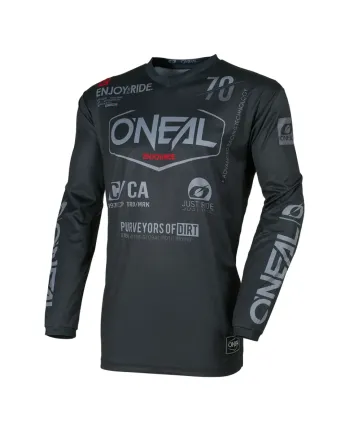 Мотокрос блуза O`NEAL ELEMENT BRAND BLACK/GRAY V.26