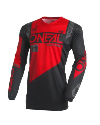 Мотокрос блуза O`NEAL ELEMENT FACTOR BLACK/RED V.27