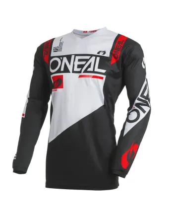 Мотокрос блуза O`NEAL ELEMENT FACTOR BLACK/WHITE V.27