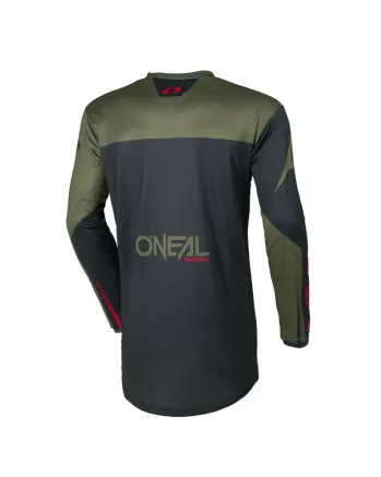 Мотокрос блуза O`NEAL ELEMENT RACEWEAR BLACK/OLIVE V.26