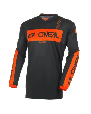 Мотокрос блуза O`NEAL ELEMENT RACEWEAR BLACK/ORANGE V.27