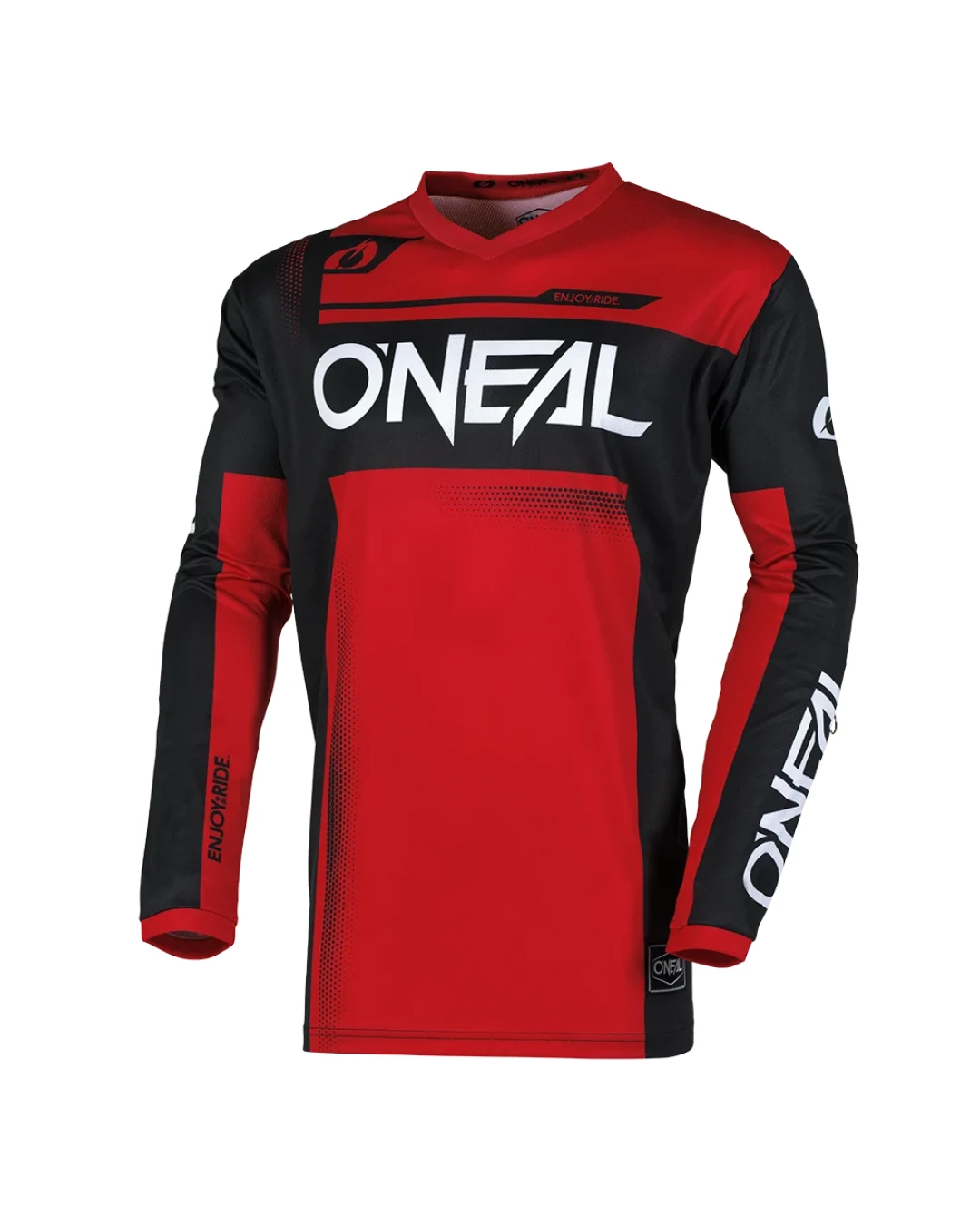 Мотокрос блуза O`NEAL ELEMENT RACEWEAR BLACK/RED V.25