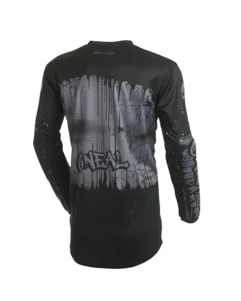 Мотокрос блуза O`NEAL ELEMENT RANCID BLACK/GRAY V.27